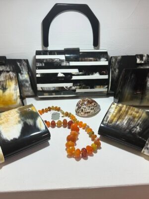 Handmade Cow Horn Clutches & Handbags