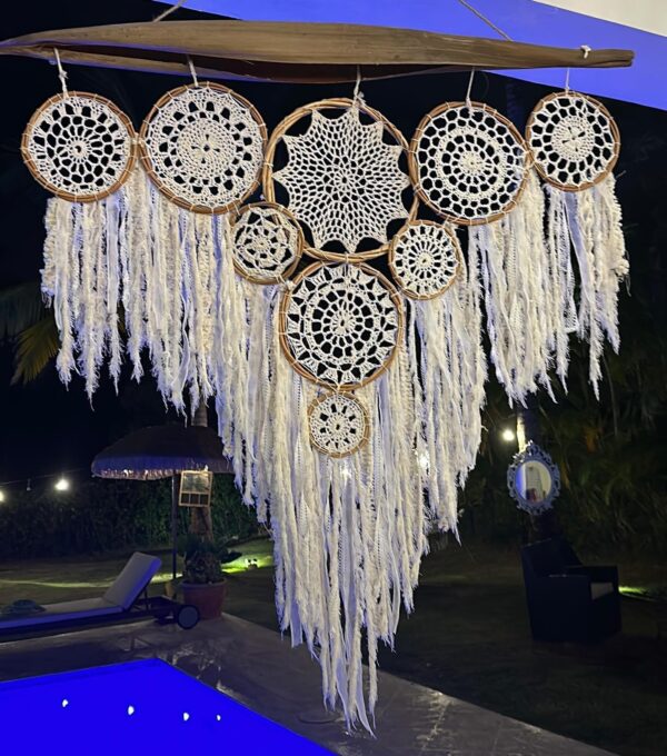 Handmade Crochet Dream Catchers & Mandala Wall Hangings