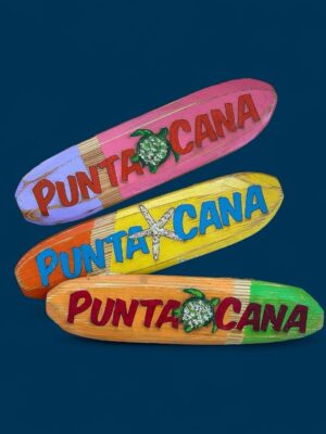 Punta Cana Handpainted Surfboard Signs