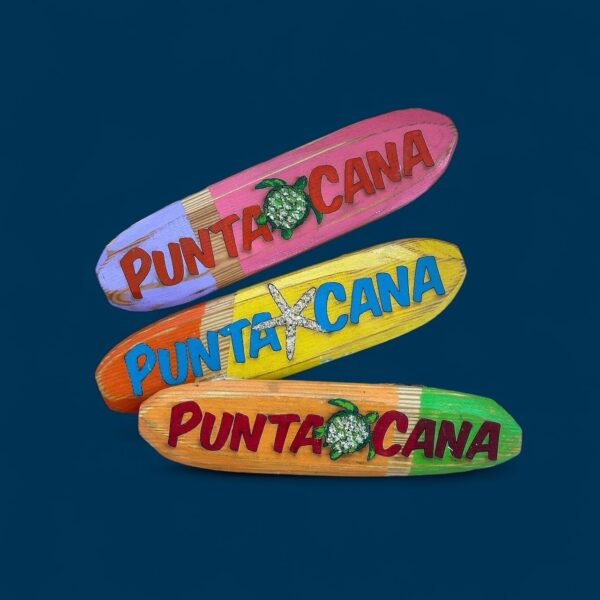 Punta Cana Handpainted Surfboard Signs