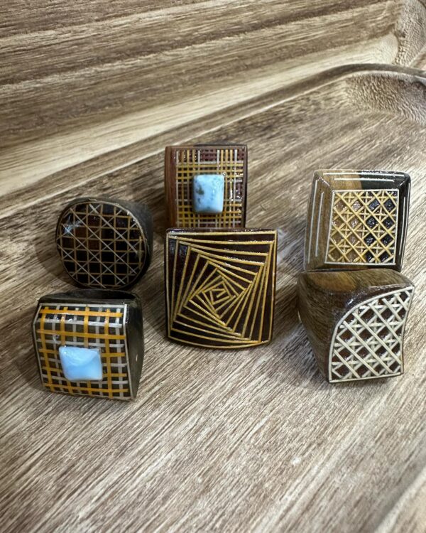 24_OQP_Guayacan_Rings Guayacan Wood Rings - Patricio Correa